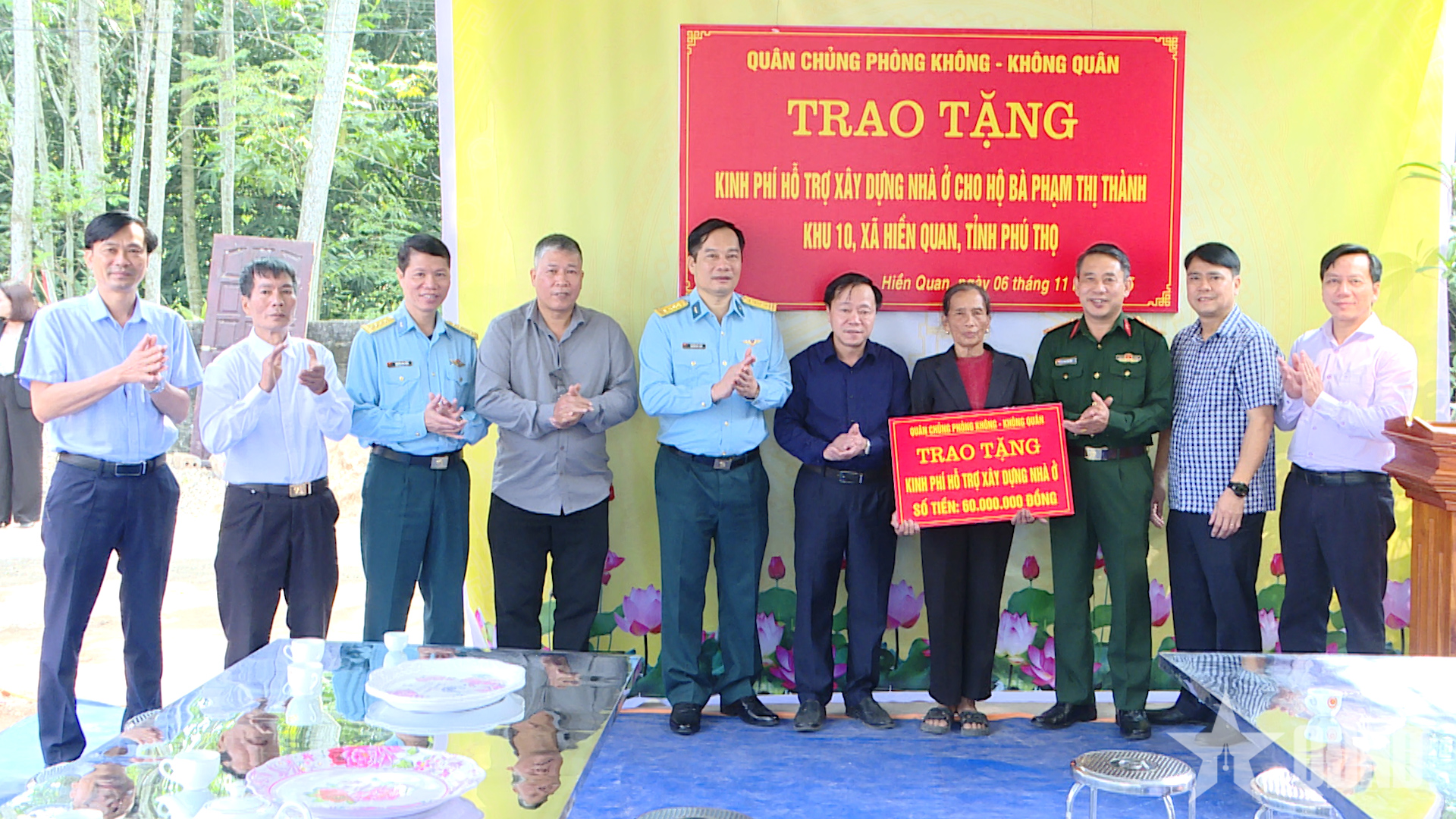 Chung sức hỗ trợ xã Hiền Quan (tỉnh Phú Thọ) xóa nhà tạm, nhà dột nát