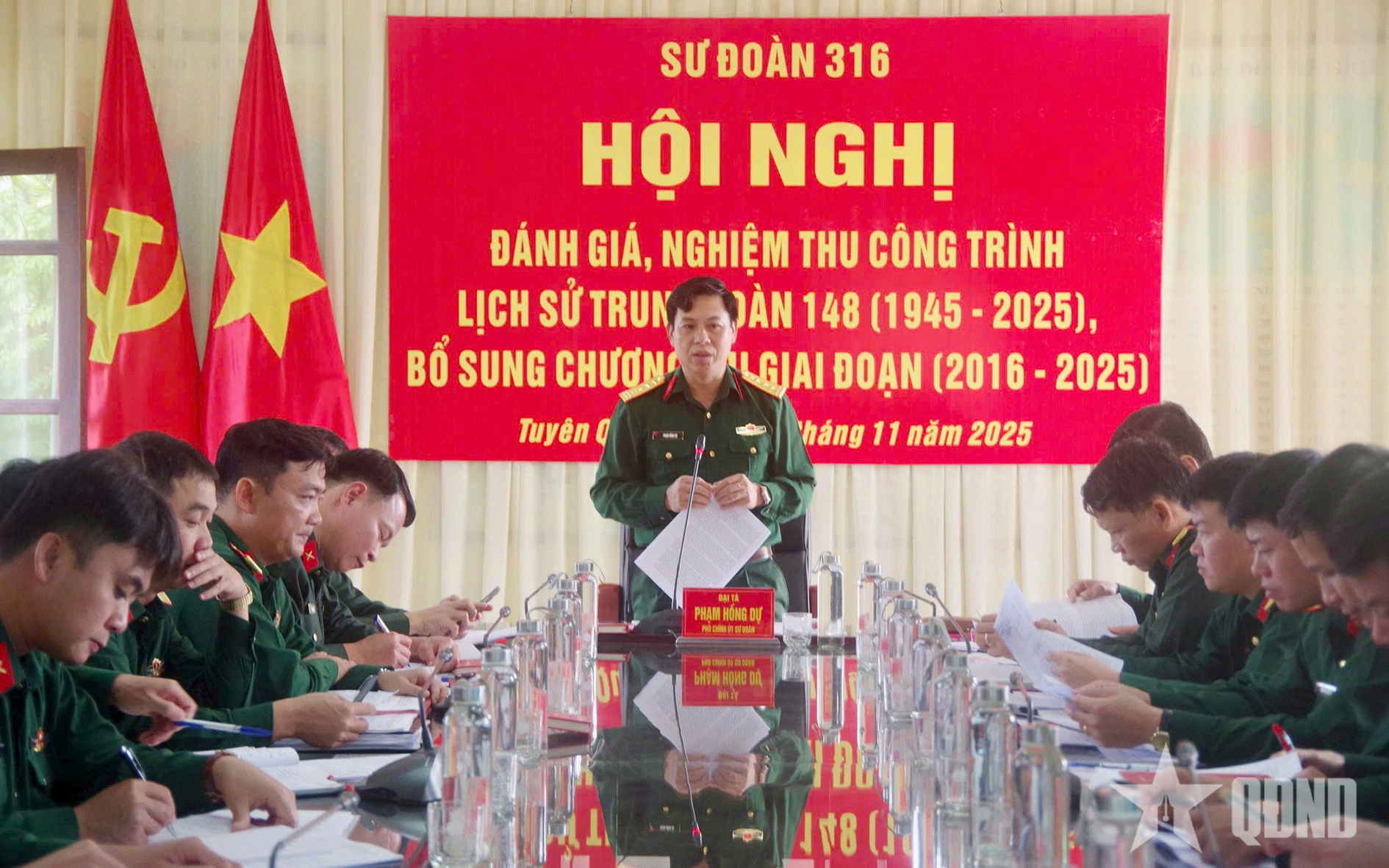 Hội nghị đánh giá nghiệm thu công trình “Lịch sử Trung đoàn 148