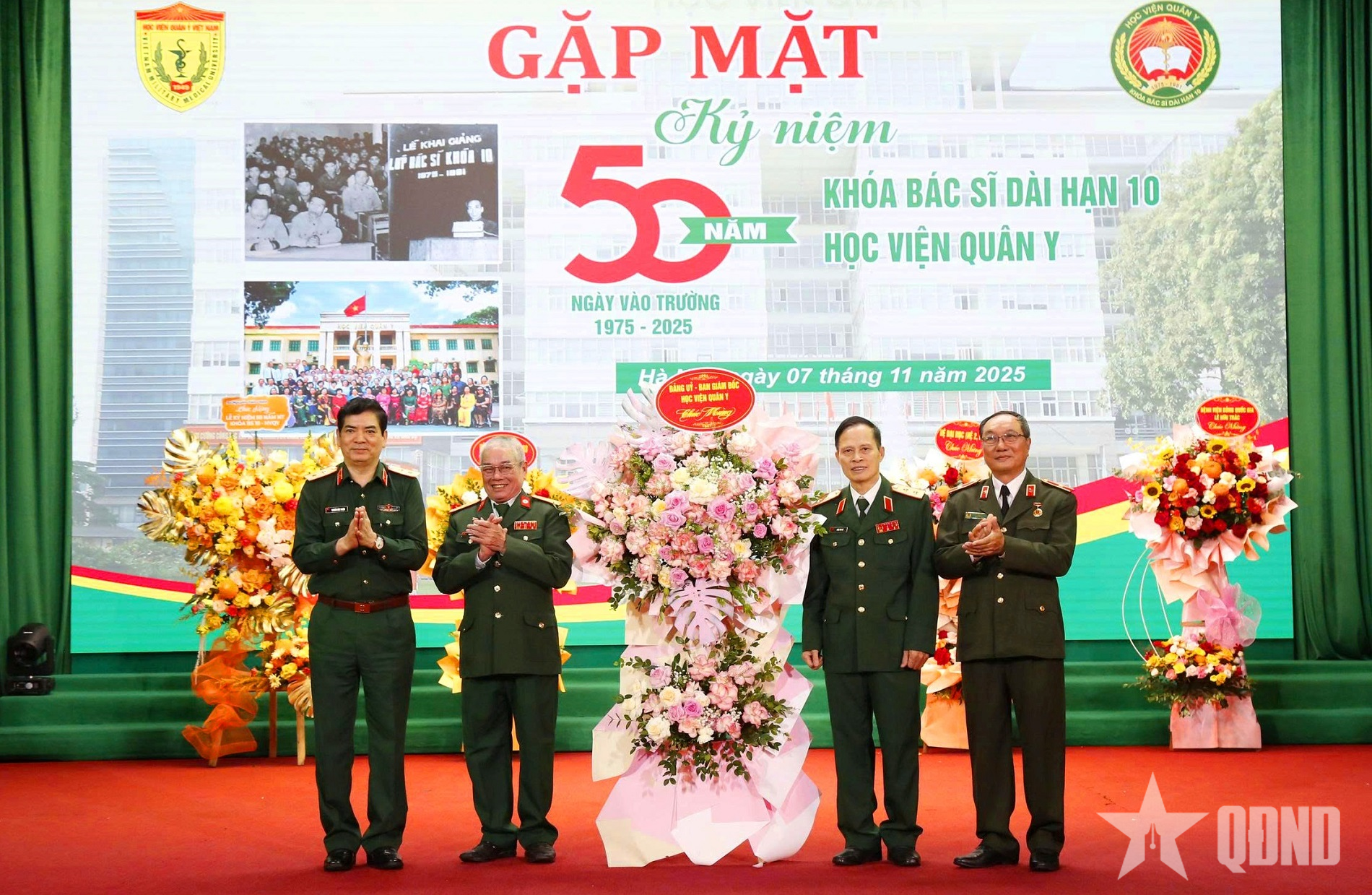 Học viện Quân y gặp mặt kỷ niệm 50 năm ngày vào trường khóa bác sĩ dài hạn 10 (1975 - 2025)