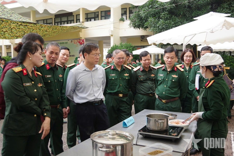 Học viện Kỹ thuật Quân sự tổ chức Hội thi nấu ăn
