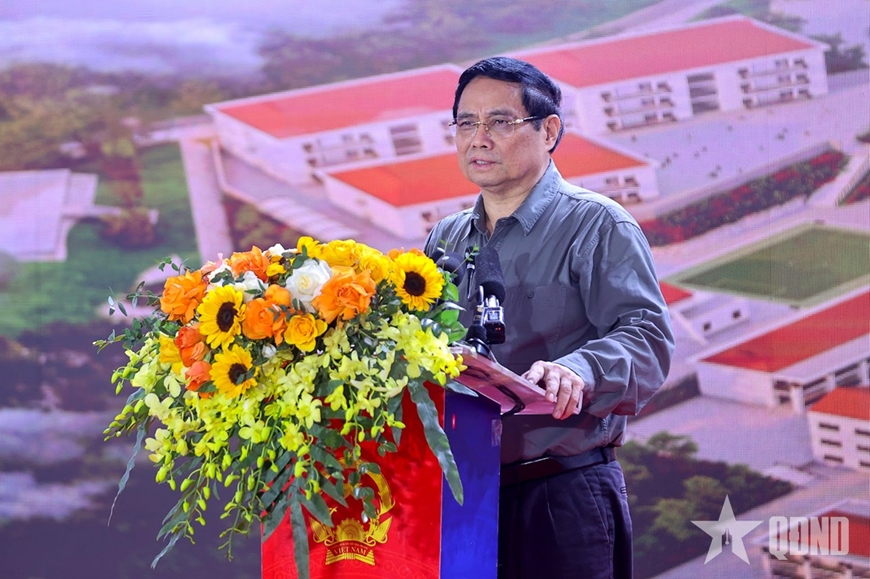 Thủ tướng Phạm Minh Chính dự Lễ khởi công xây dựng các trường phổ thông nội trú tại các xã biên giới đất liền tại Thanh Hóa