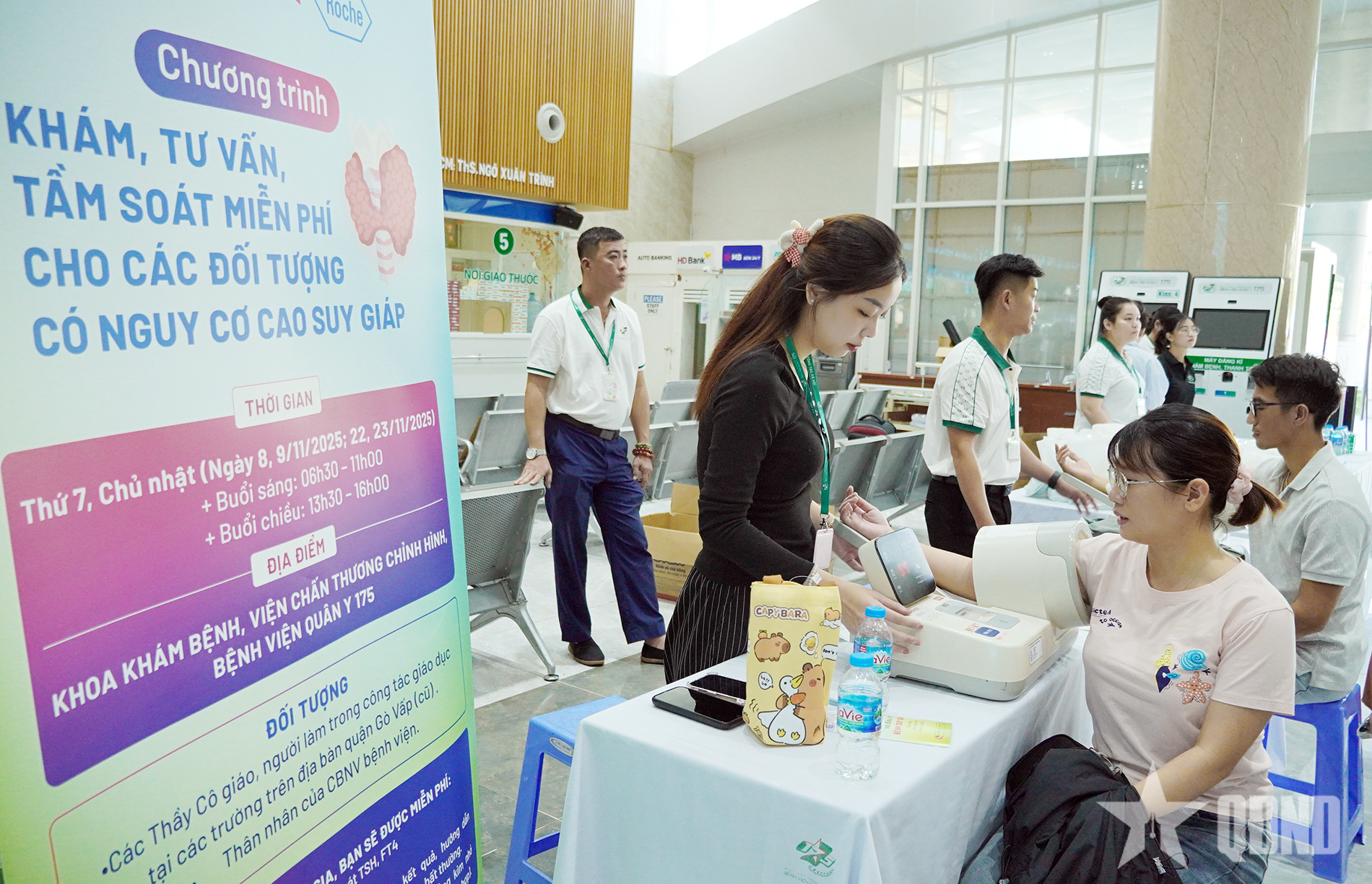 Bệnh viện Quân y 175 khám tầm soát miễn phí suy giáp cho 300 nhà giáo