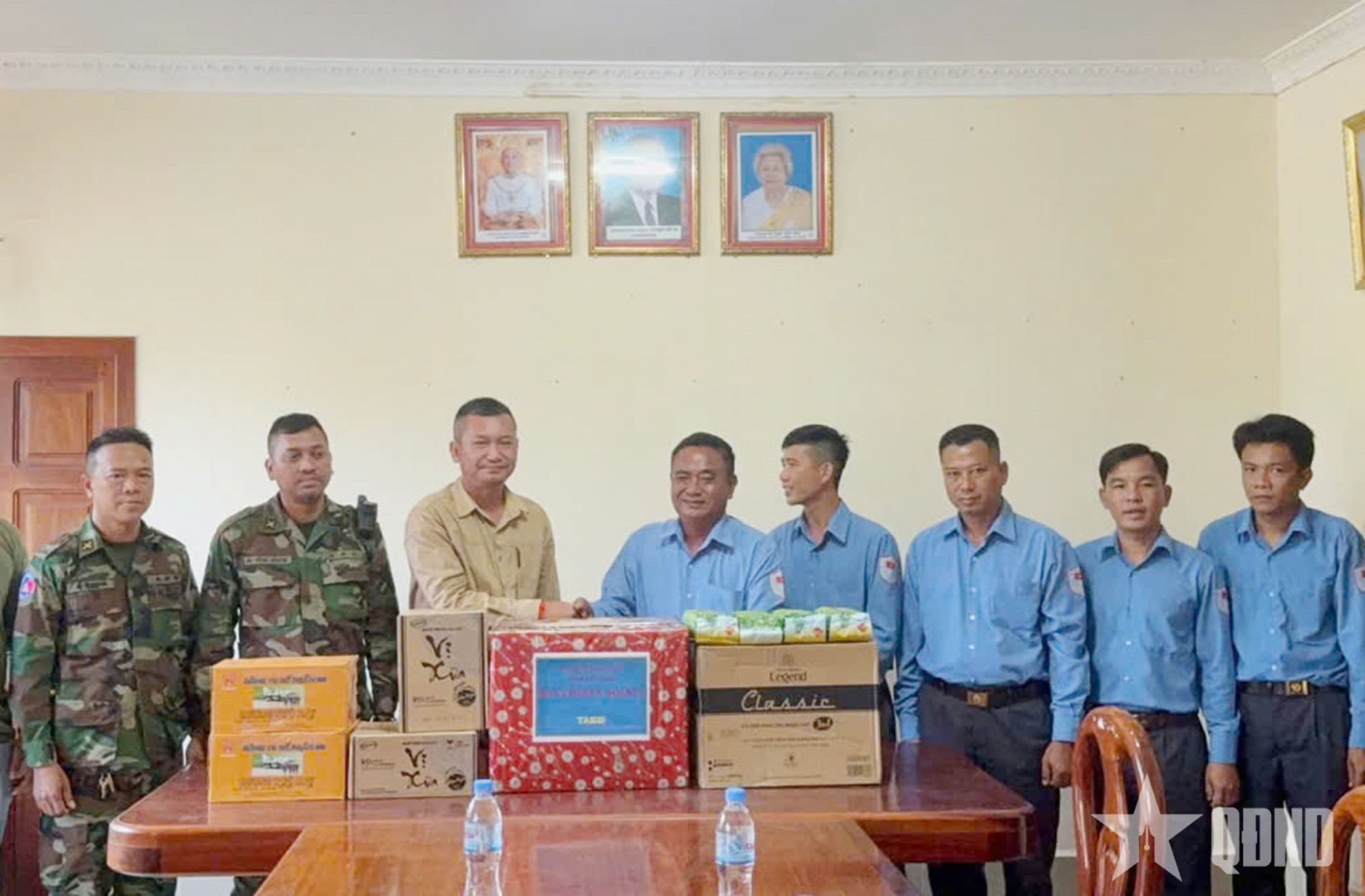 Đội K73 (Bộ CHQS tỉnh Tây Ninh) làm việc với Tiểu khu quân sự tỉnh Battambang về tìm kiếm hài cốt liệt sĩ