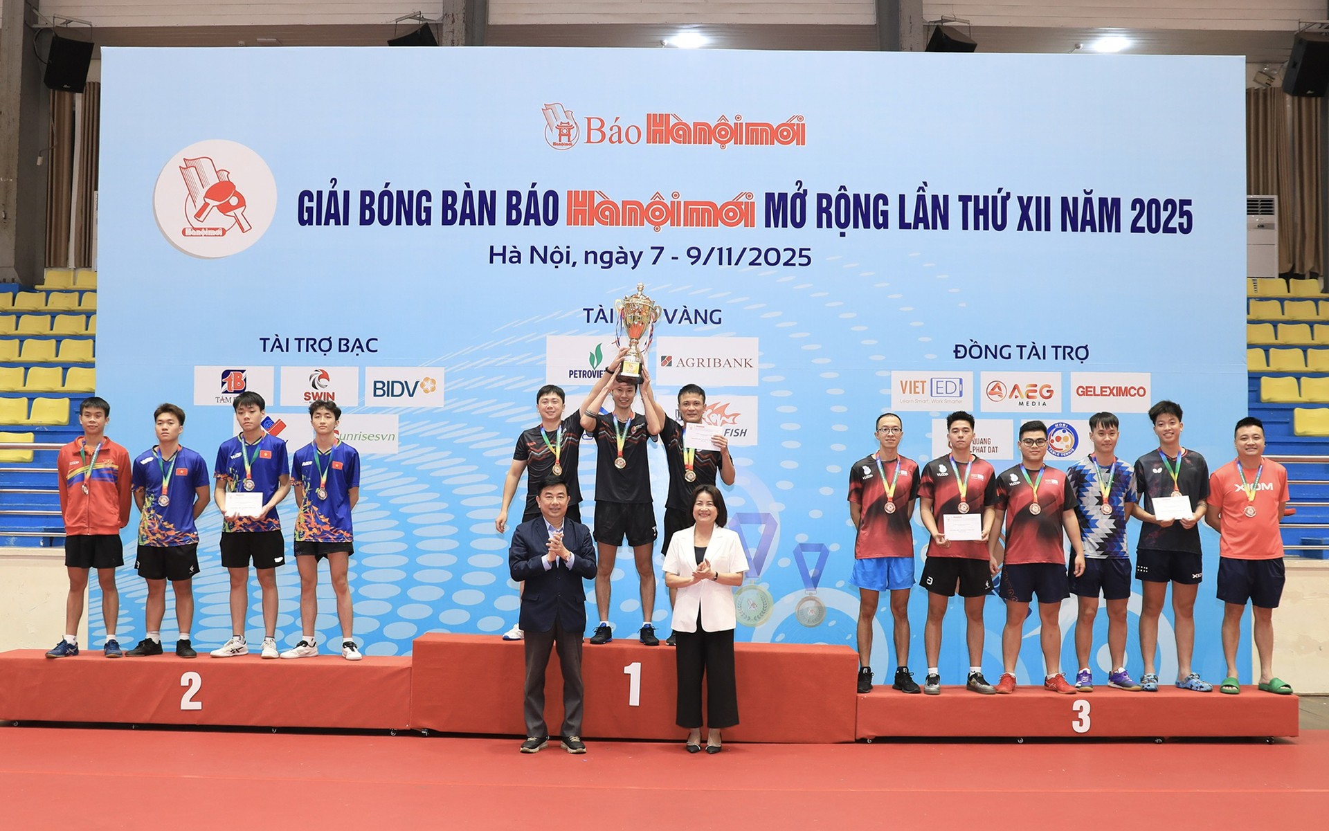 Bế mạc Giải bóng bàn Báo Hànộimới mở rộng lần thứ XII năm 2025