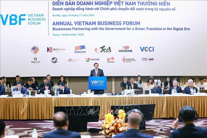 Thủ tướng Phạm Minh Chính dự Diễn đàn doanh nghiệp Việt Nam thường niên