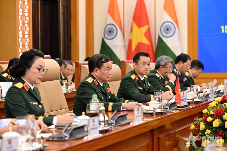 Đối thoại Chính sách quốc phòng Việt Nam - Ấn Độ lần thứ 15