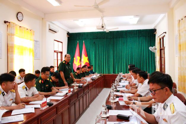 Hội nghị hiệp đồng chuẩn bị hội thi, hội thao các tàu Hải đội dân quân thường trực tỉnh An Giang năm 2025