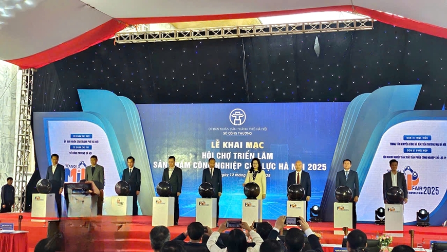 Khai mạc Hội chợ triển lãm sản phẩm công nghiệp chủ lực Hà Nội - Hanoi MIP Fair 2025