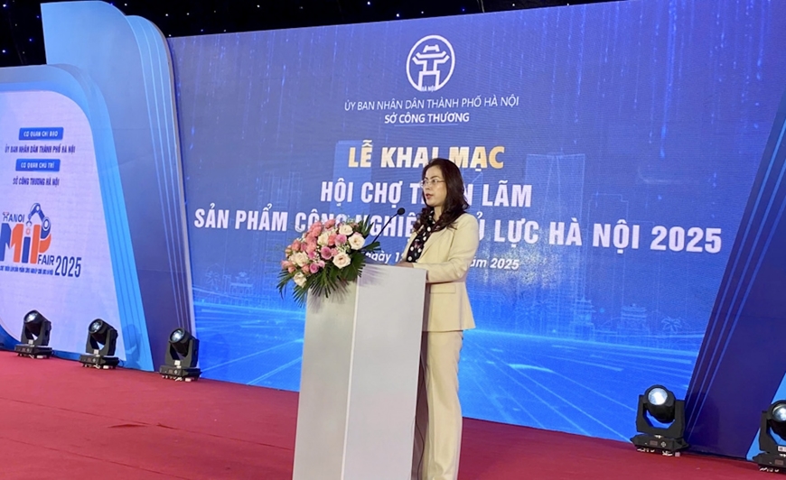 Khai mạc Hội chợ triển lãm sản phẩm công nghiệp chủ lực Hà Nội