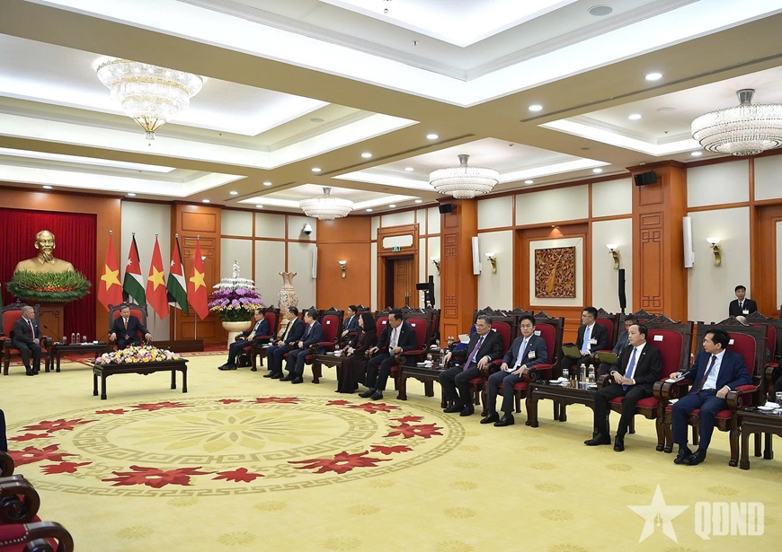 Tổng Bí thư Tô Lâm hội kiến Quốc vương Jordan Abdullah II Ibn Al-Hussein