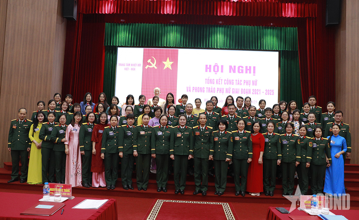 Hội nghị tổng kết công tác phụ nữ Trung tâm Nhiệt đới Việt - Nga