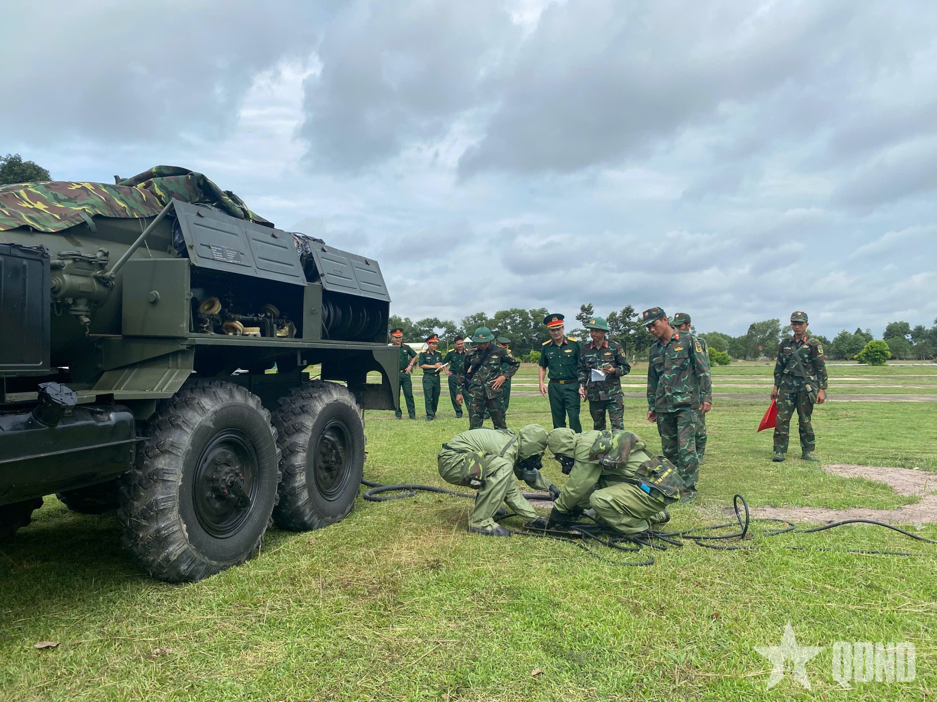 Bản lĩnh của người lính phòng hóa Sư đoàn 5