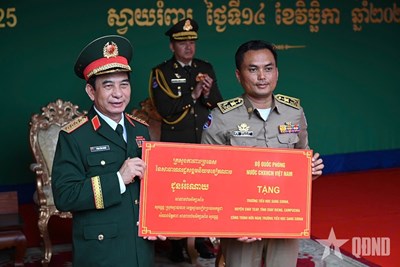 Gallery - 	Khởi công xây dựng công trình hữu nghị Trường Tiểu học Sang Sovan