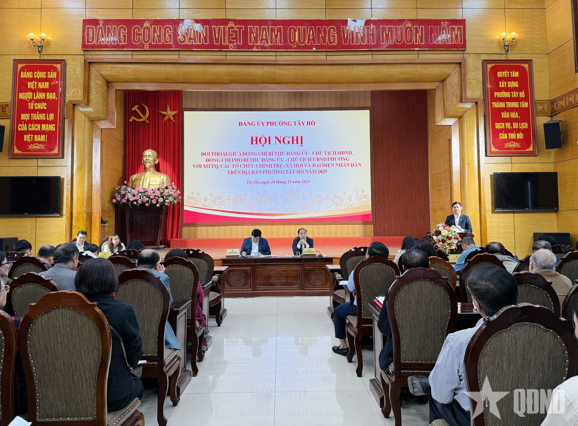 Phường Tây Hồ (TP Hà Nội): Đối thoại trực tiếp giữa lãnh đạo cấp ủy, chính quyền với nhân dân

