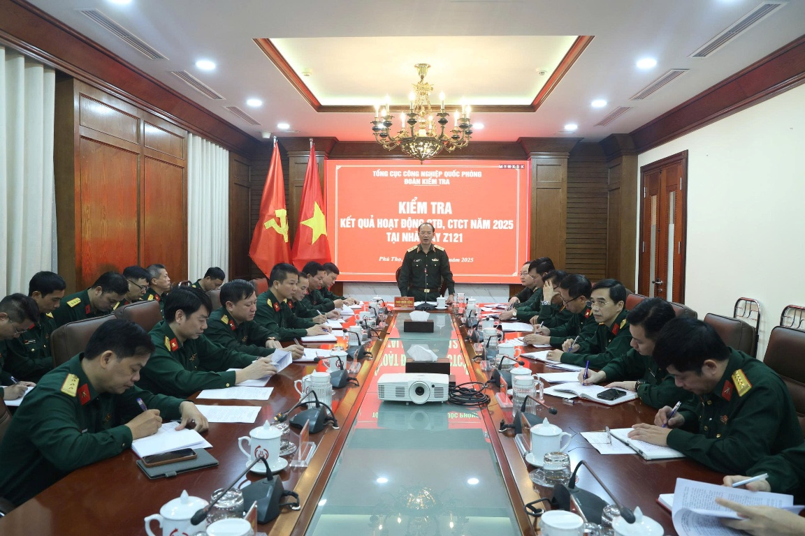 Nhà máy Z121 thực hiện tốt nhiều nội dung công tác Đảng, công tác chính trị 