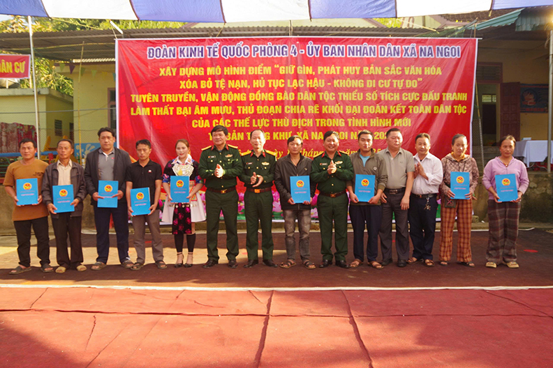 Đoàn Kinh tế Quốc phòng 4 xây dựng mô hình điểm giữ gìn, phát huy bản sắc văn hóa trong tình hình mới