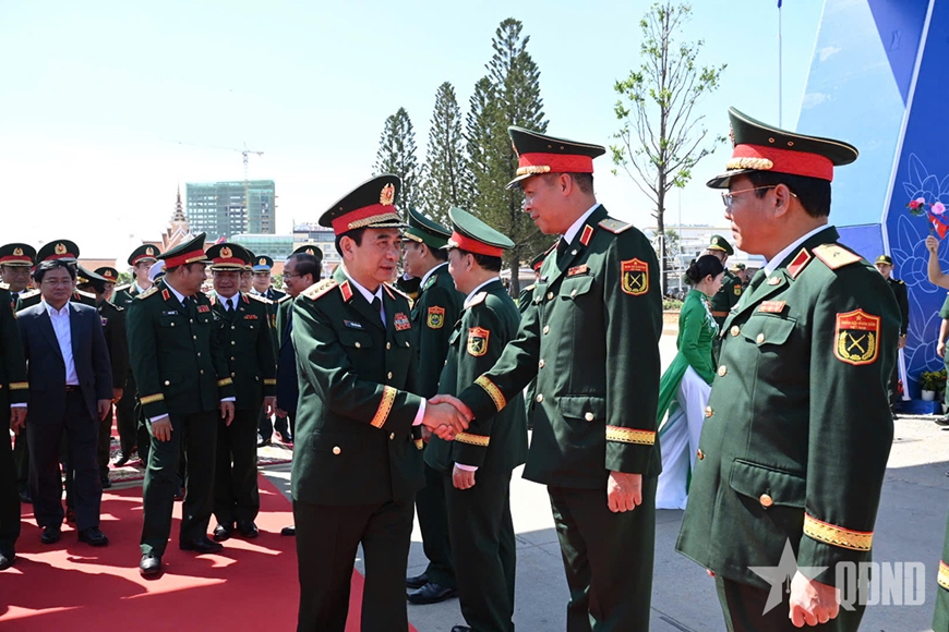 Giao lưu hữu nghị quốc phòng biên giới Việt Nam - Campuchia lần thứ hai thành công tốt đẹp