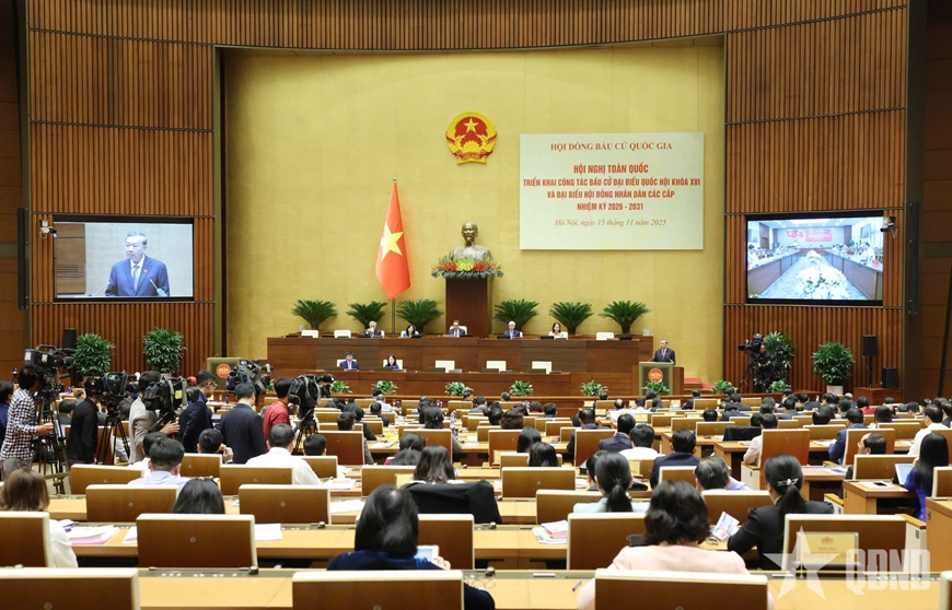 Tổng Bí thư Tô Lâm nhấn mạnh 5 vấn đề trọng tâm cần quán triệt để cuộc bầu cử đại biểu Quốc hội và đại biểu HĐND các cấp thành công