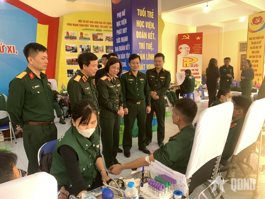 Học viện Kỹ thuật Quân sự tổ chức Ngày hội hiến máu tình nguyện “Chủ nhật đỏ” năm 2025