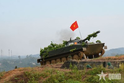 View - 	Diễn tập chiến thuật vòng tổng hợp tại Trường Sĩ quan Lục quân 1