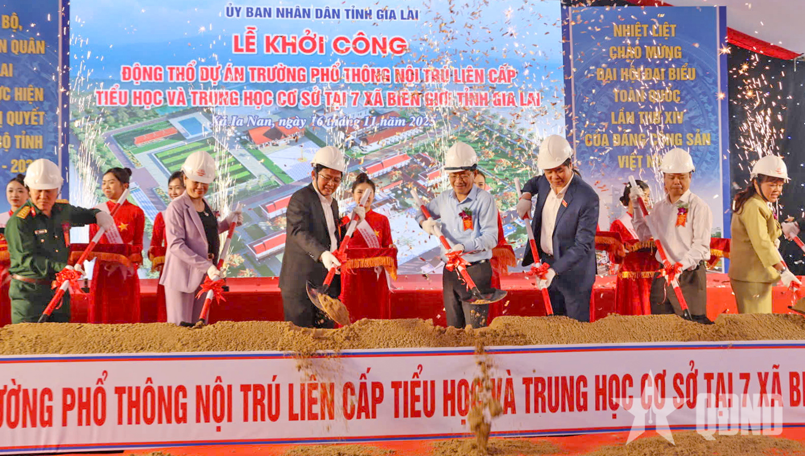 Gia Lai: Khởi công xây dựng 7 trường học tại 7 xã biên giới