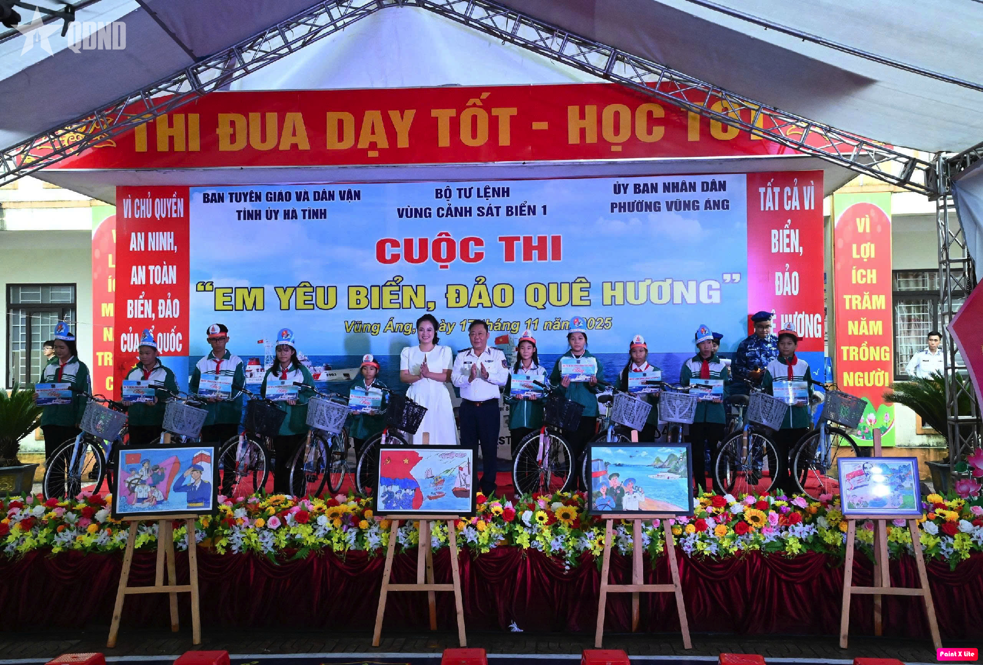 Vùng Cảnh sát biển 1 tổ chức Chương trình “Cảnh sát biển đồng hành với ngư dân” tại Hà Tĩnh