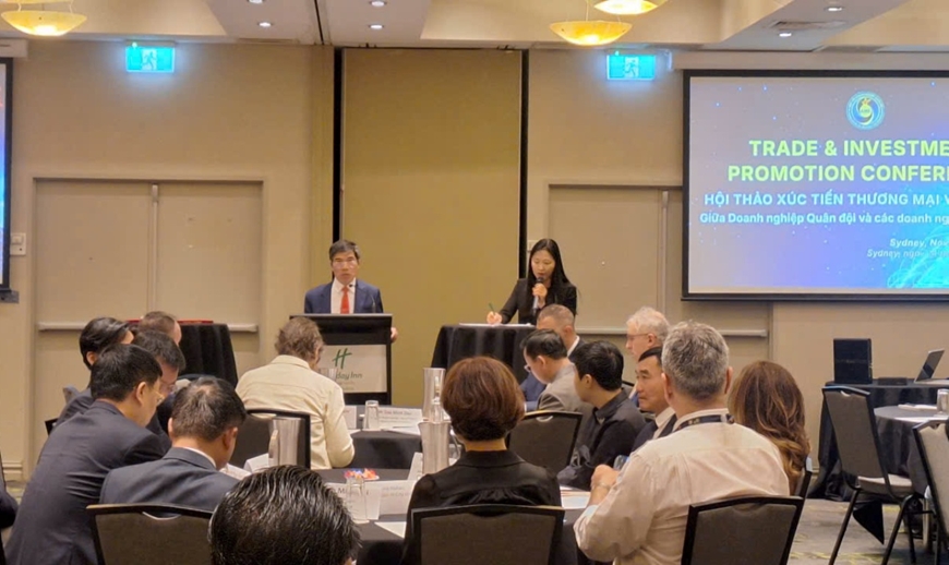 Doanh nghiệp Quân đội đẩy mạnh xúc tiến thương mại tại Australia