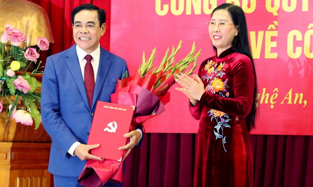 Đồng chí Võ Trọng Hải giữ chức Phó bí thư Tỉnh ủy Nghệ An