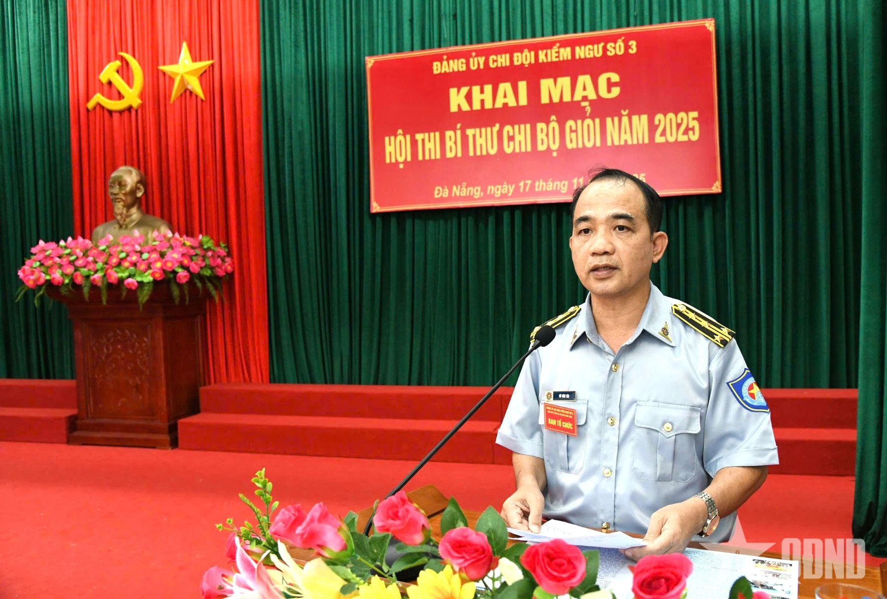 Chi đội Kiểm ngư số 3 tổ chức Hội thi Bí thư chi bộ giỏi năm 2025