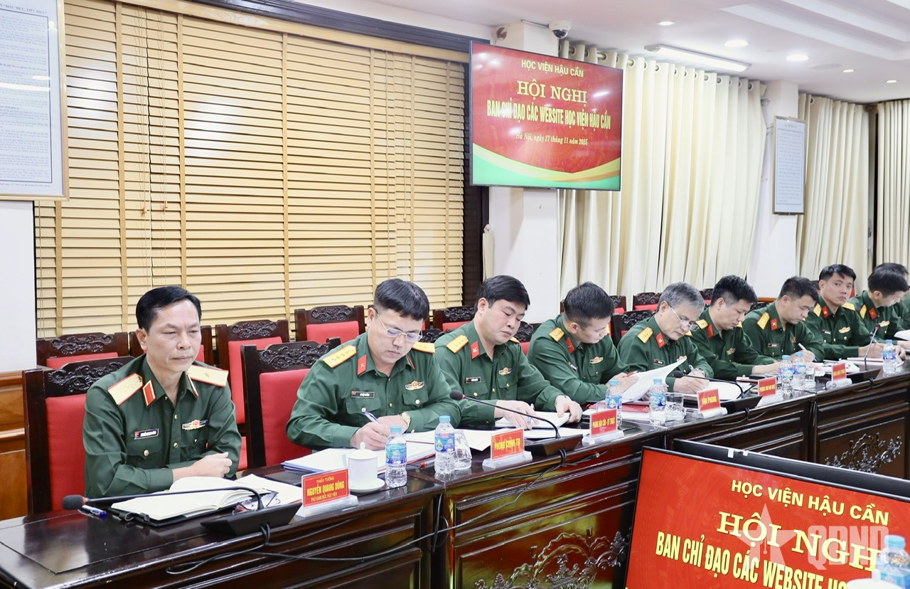 Học viện Hậu cần ​đẩy mạnh xây dựng đồng bộ hệ thống website, đáp ứng yêu cầu chuyển đổi số