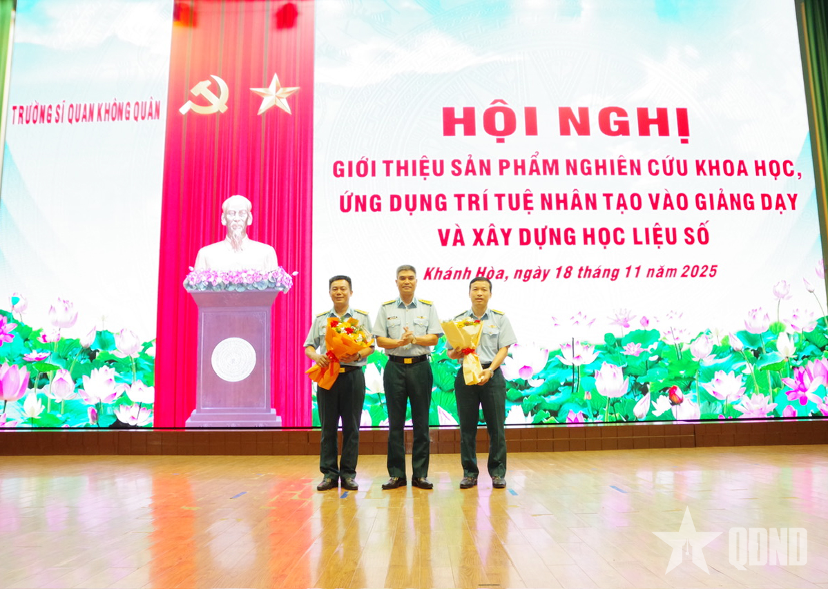 Trường Sĩ quan Không quân: Ứng dụng trí tuệ nhân tạo vào giảng dạy, xây dựng học liệu số

