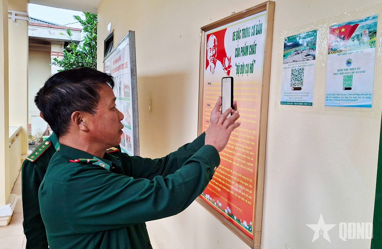 Bộ đội Biên phòng Lai Châu: Ứng dụng công nghệ số quản lý tư tưởng bộ đội

