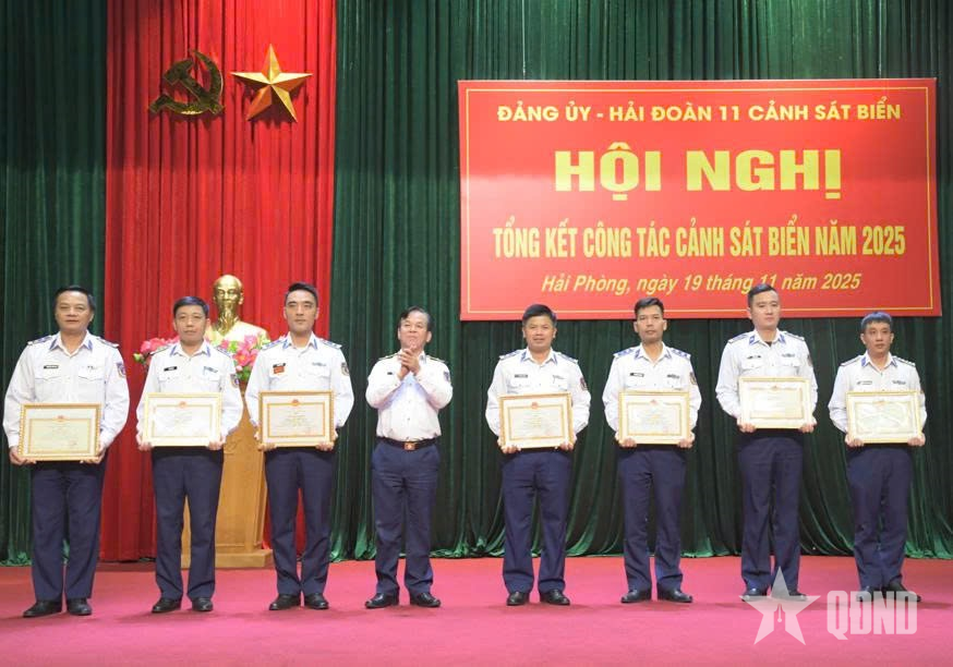 Hải đoàn 11 hoàn thành tốt nhiệm vụ công tác Cảnh sát biển năm 2025