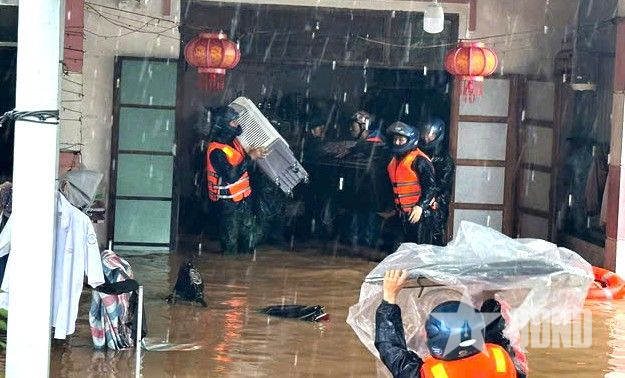 Quân khu 5 chủ động cơ động ứng cứu, hỗ trợ nhân dân Đắk Lắk trước mưa lũ diện rộng