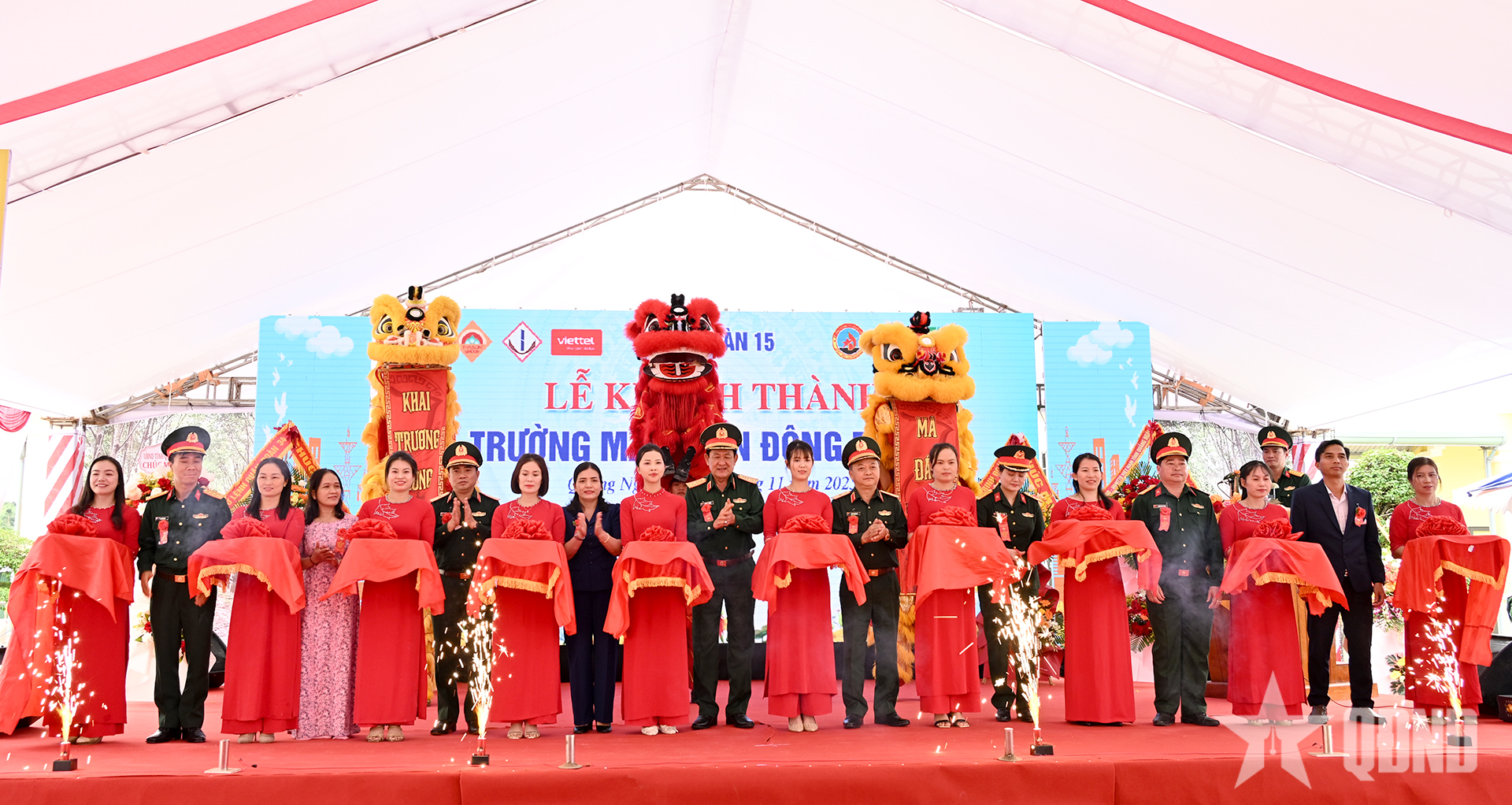 Khánh thành Trường Mầm non Đông Dương - Món quà ý nghĩa dành cho trẻ em vùng biên Quảng Ngãi