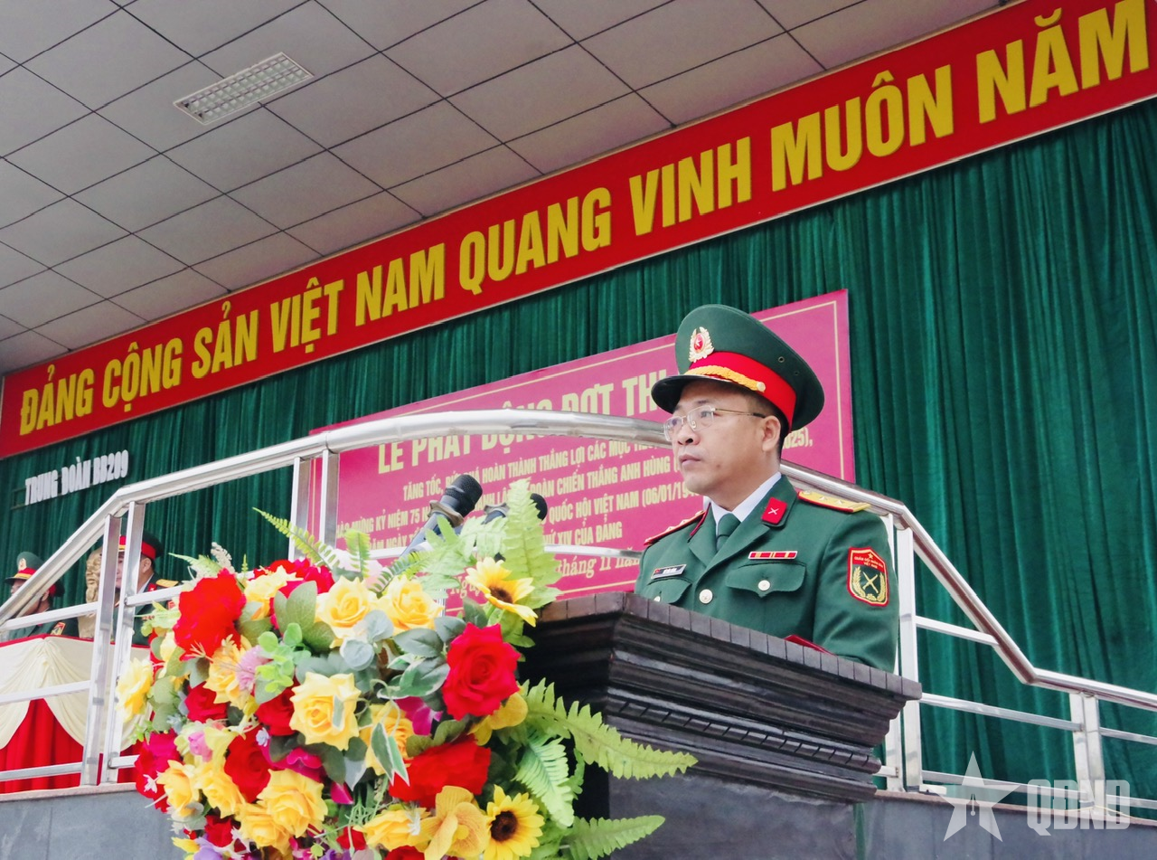 Trung đoàn 209 (Sư đoàn 312, Quân đoàn 12) thi đua tăng tốc, bứt phá hoàn thành xuất sắc các mục tiêu, nhiệm vụ

