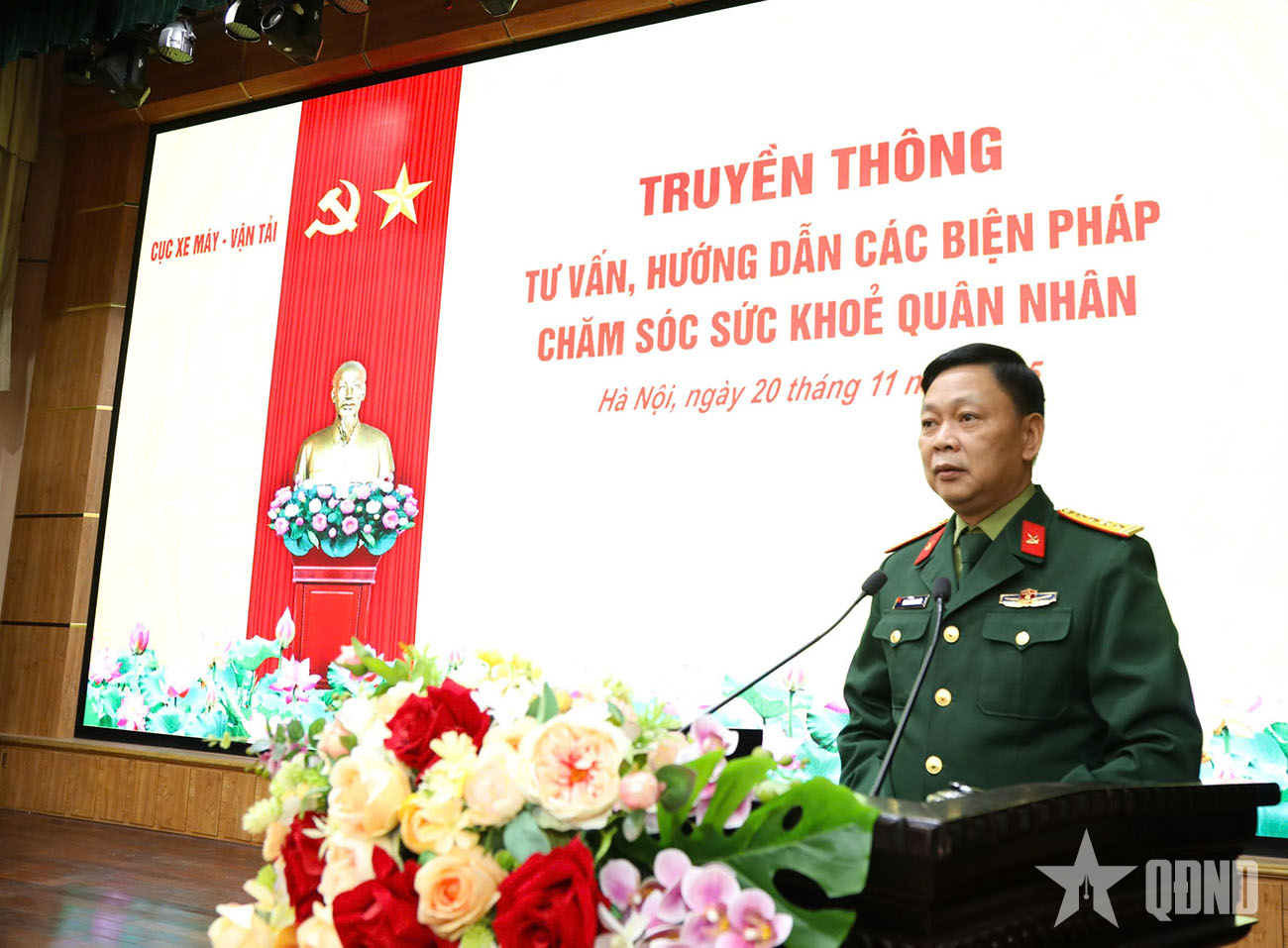 Cục Xe máy-Vận tải tổ chức truyền thông, tư vấn, hướng dẫn chăm sóc sức khỏe quân nhân

