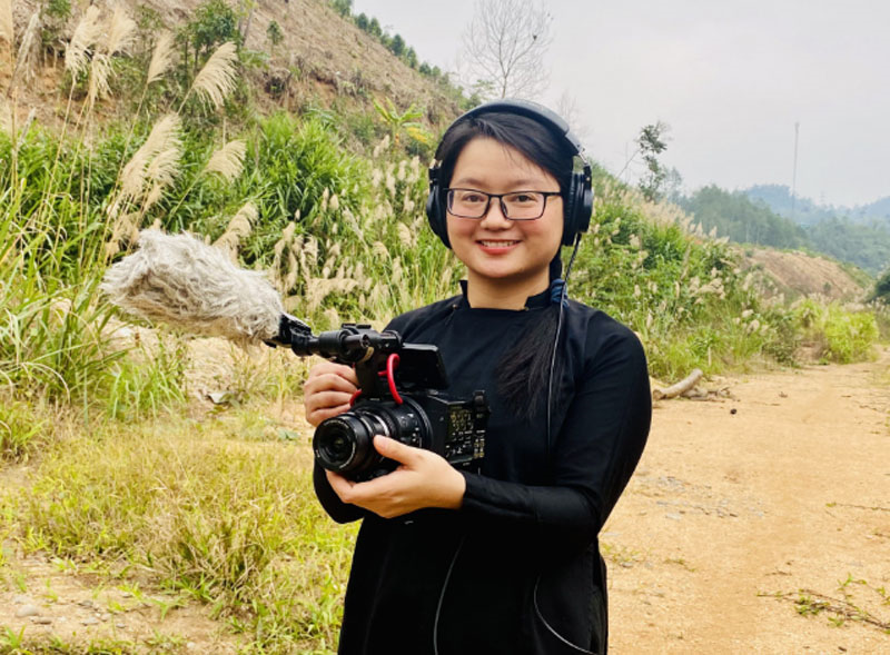 Cô gái dân tộc Tày bền bỉ với phim tài liệu