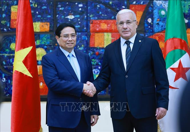 Thủ tướng Phạm Minh Chính hội kiến Chủ tịch Hạ viện Algeria