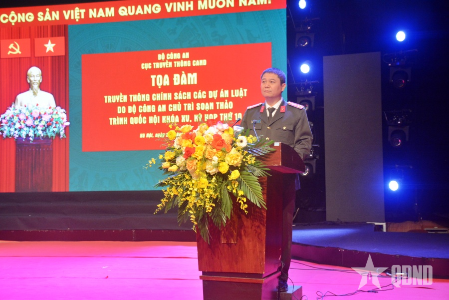 Tọa đàm trao đổi về các dự án luật do Bộ Công an chủ trì soạn thảo