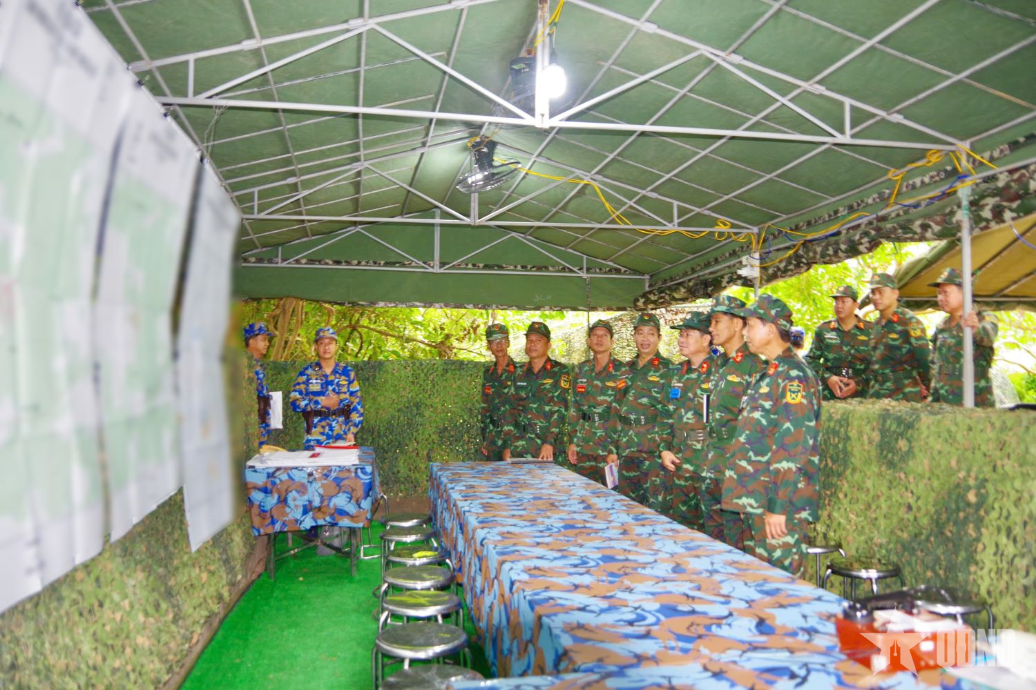 Lữ đoàn 962, Quân khu 9: Tổ chức thành công diễn tập chỉ huy - cơ quan 1 bên, 1 cấp

