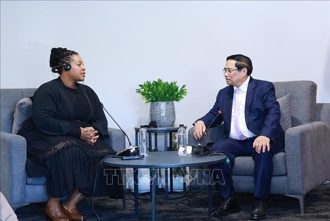 Thủ tướng Phạm Minh Chính làm việc với các tổ chức, doanh nghiệp Nam Phi