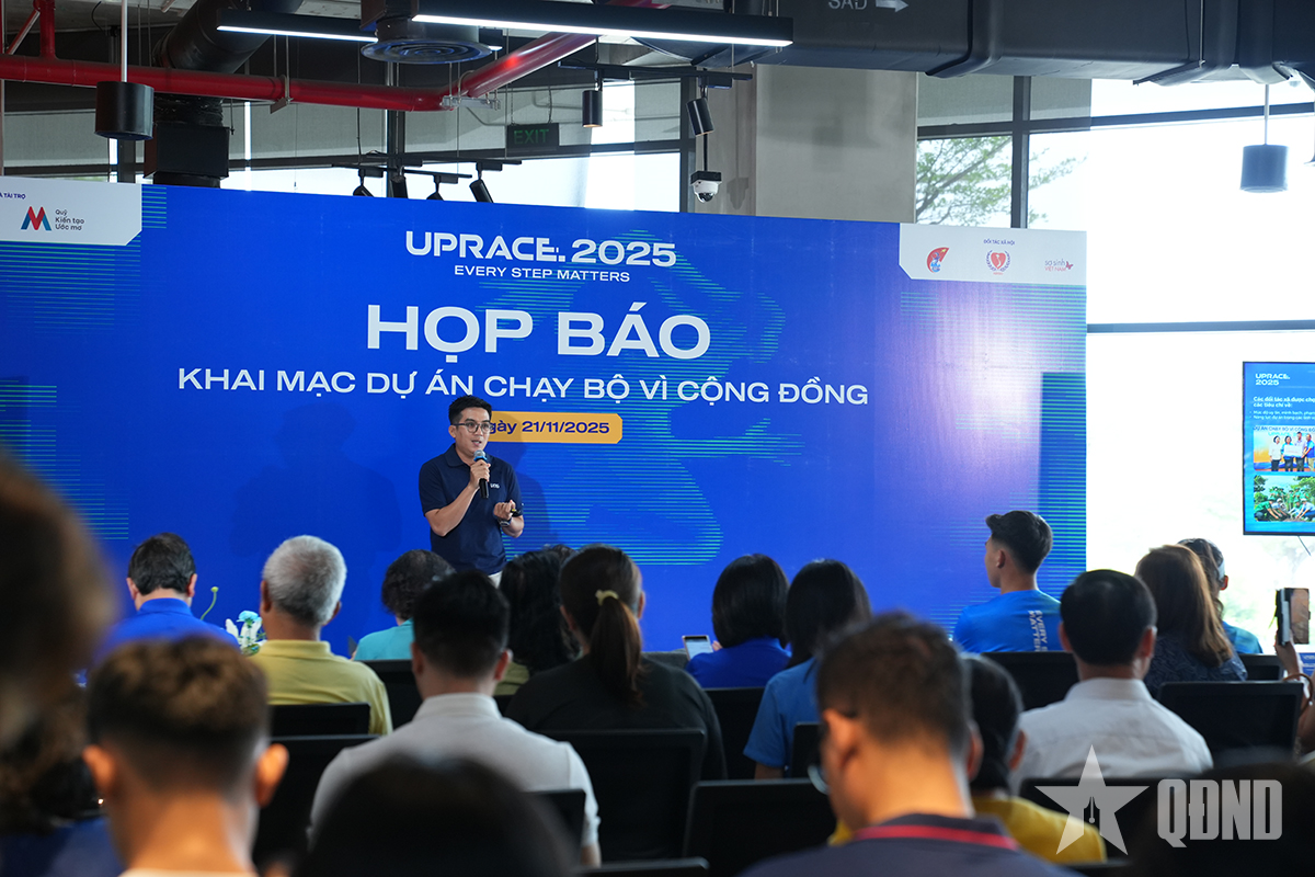 Khởi động giải chạy bộ trực tuyến gây quỹ vì cộng đồng UpRace 2025