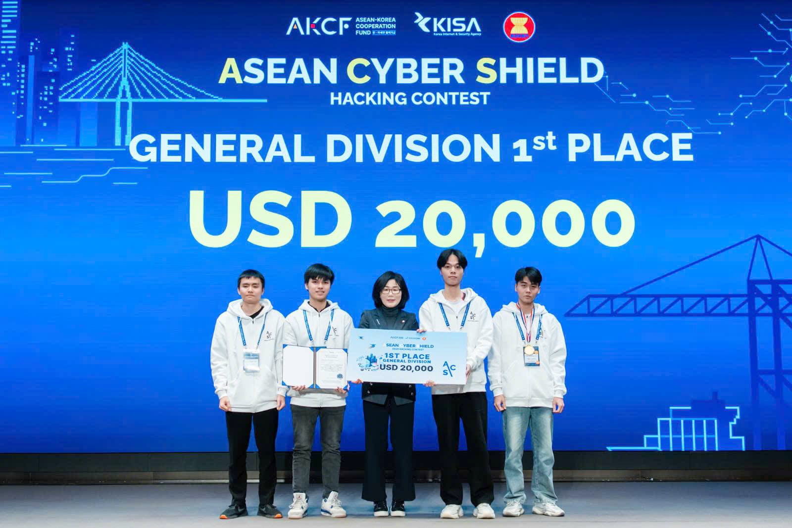 Sinh viên Học viện Kỹ thuật mật mã vô địch cuộc thi ASEAN Cyber Shield 2025

