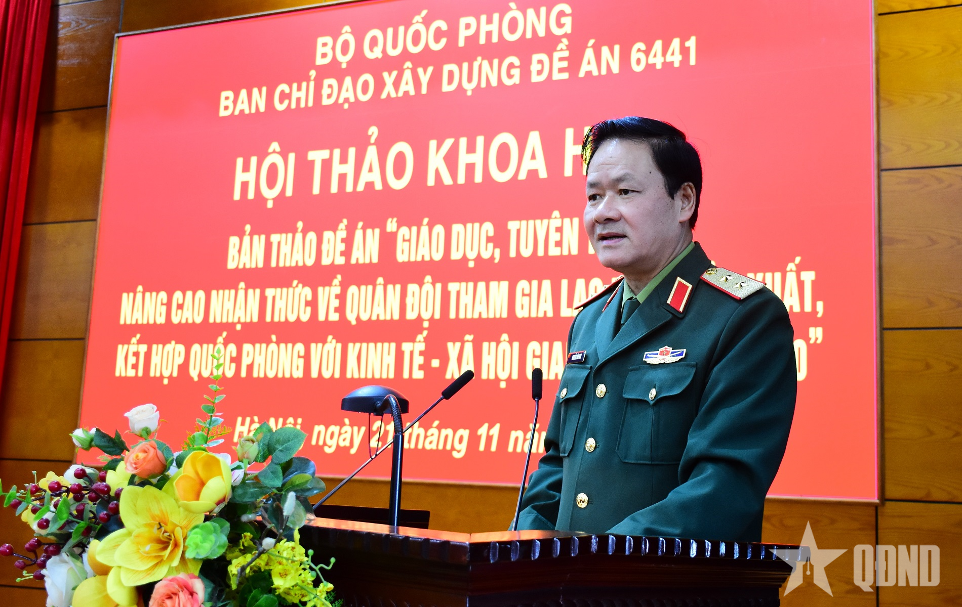 Xây dựng bản thảo đề án giáo dục, tuyên truyền Quân đội tham gia lao động sản xuất, kết hợp quốc phòng với kinh tế - xã hội