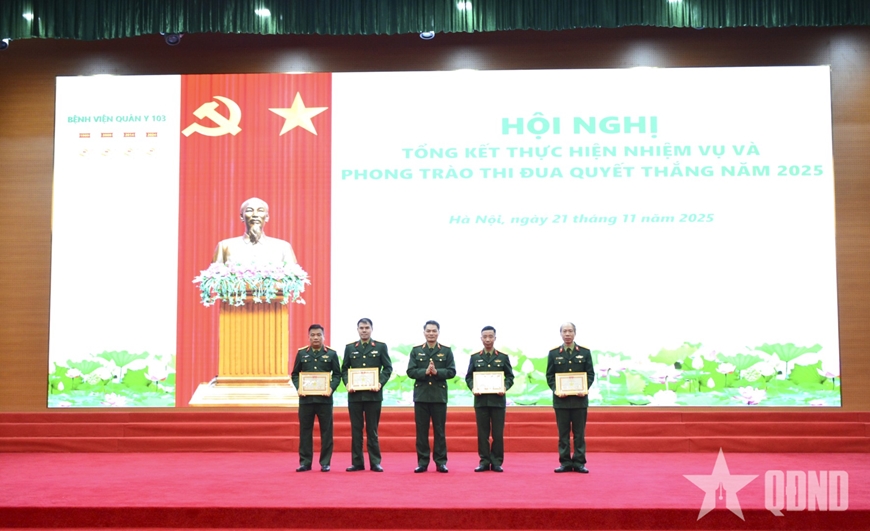 Bệnh viện Quân y 103: Tổng kết thực hiện nhiệm vụ và Phong trào Thi đua Quyết thắng năm 2025
