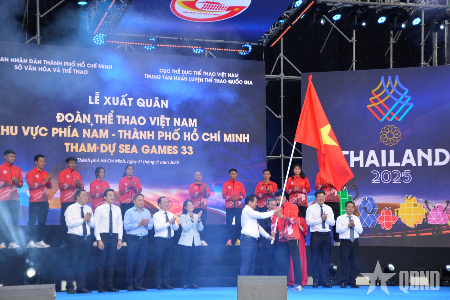 Đoàn Thể thao Việt Nam khu vực phía Nam – TP Hồ Chí Minh xuất quân tham dự SEA Games 33