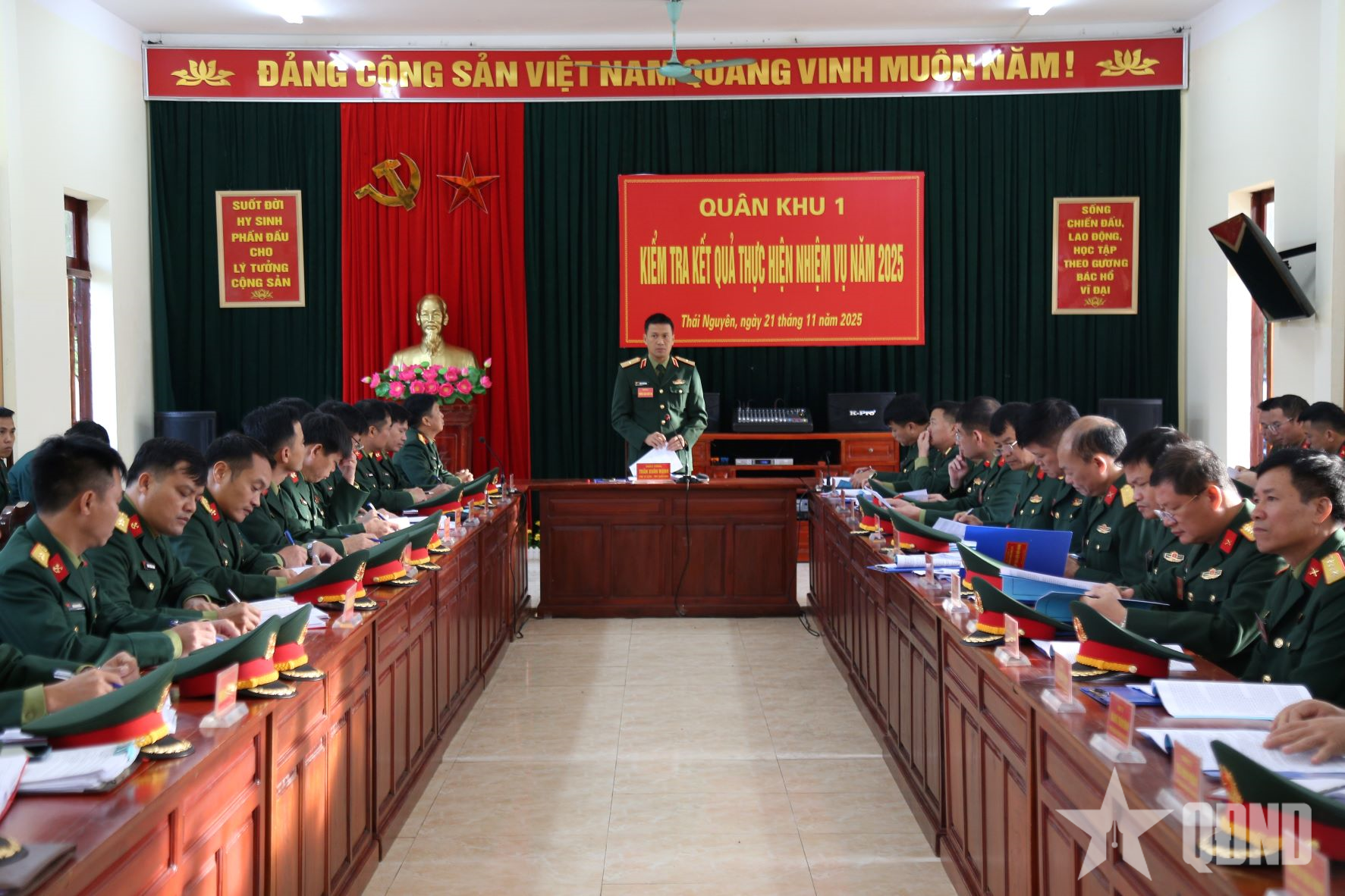 Quân khu 1 kiểm tra kết quả thực hiện nhiệm vụ năm 2025 tại Lữ đoàn 575