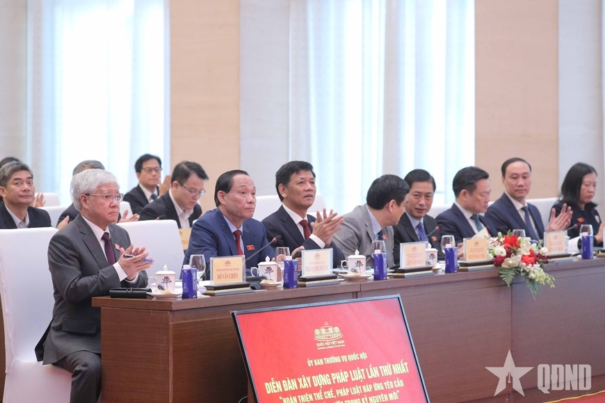 Chủ tịch Quốc hội Trần Thanh Mẫn chủ trì Diễn đàn xây dựng pháp luật lần thứ nhất