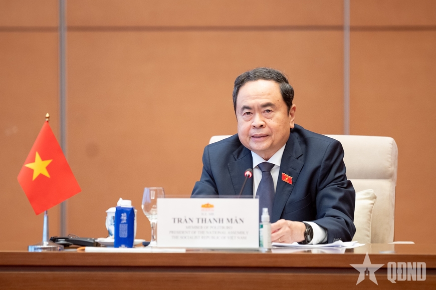 Chủ tịch Quốc hội Trần Thanh Mẫn tiếp đoàn Hội đồng Kinh doanh châu Âu - ASEAN